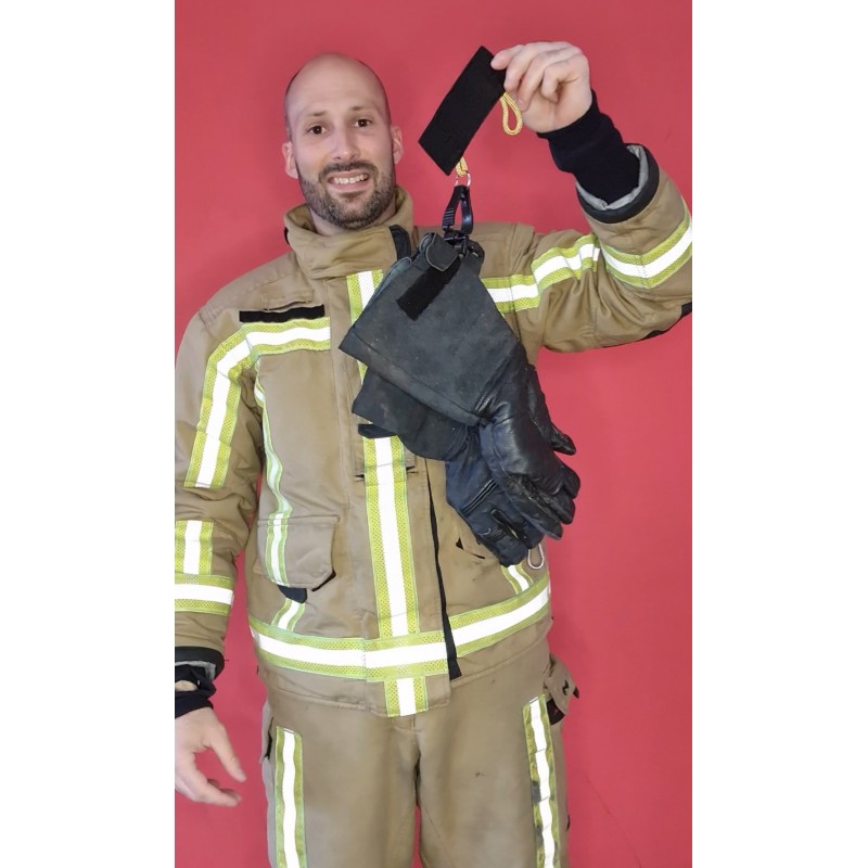 2pcs Sangles De Gants Porte gants De Travail Pour Pompiers - Temu France